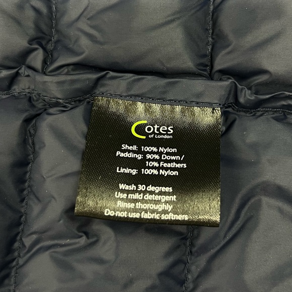 Cotes of London Navy puffer vest THE ST BARTS | DOWN VEST INAVY size 2X - Picture 11 of 11